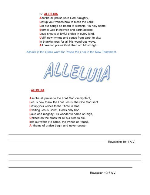 CHRISTIAN ACROSTIC POEMS 4 U INTRODUCTION ... - Tracts.com