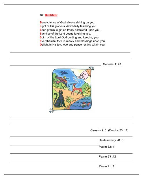 CHRISTIAN ACROSTIC POEMS 4 U INTRODUCTION ... - Tracts.com