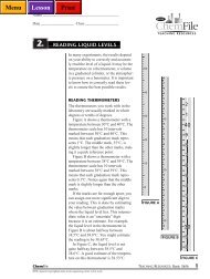 ChemFile Basic Skills Worksheet