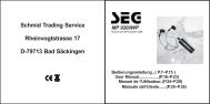 Schmid Trading Service Rheinvogtstrasse 17 D-79713 ... - Trade4Less