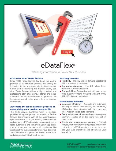 Product profile - Trade Service