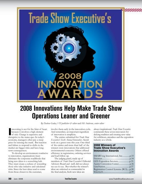 the June 2008 Issue in PDF Format - Trade Show Executive