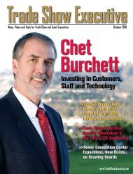 the October 2010 Issue in PDF Format - Trade Show Executive