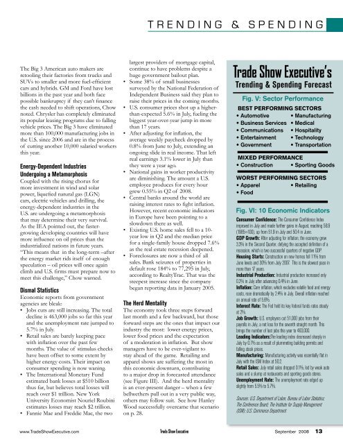 the September 2008 Issue in PDF Format - Trade Show Executive