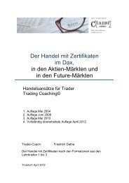 Der Handel mit Zertifikaten im Dax, in den Aktien ... - Trading Coaching