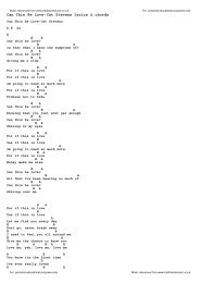 Can This Be Love-Cat Stevens lyrics & chords - Traditional Music ...