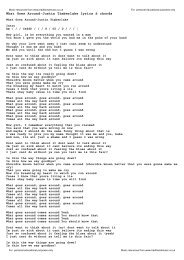 What Goes Around-Justin Timberlake lyrics & chords - Traditional ...