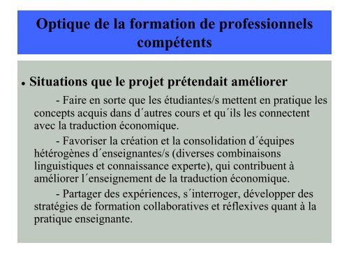 Acquisition de la connaissance experte en traduction ... - Tradulex