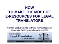 how to make the most of e-resources for legal translators - Tradulex