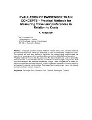 EVALUATION OF PASSENGER TRAIN CONCEPTS â Practical Methods for ...