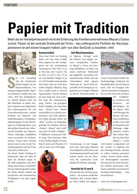 trafik a nten zeitung August/2013