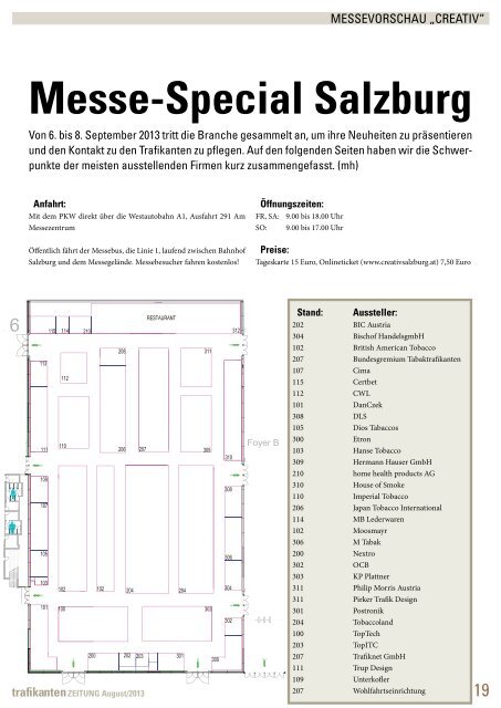 trafik a nten zeitung August/2013