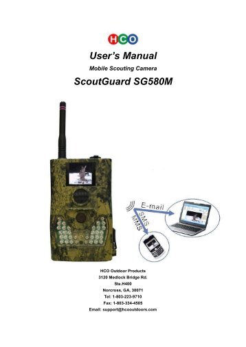 HCO ScoutGuard SG580M - Trail Camera