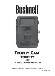 2013 Bushnell HD Max Owner's Manual - Trail Camera