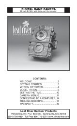 DIGITAL GAME CAMERA Model IR-3BU With Infra - Trail Camera