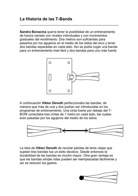 la historia de las t-band - TRAINING AND THERAPY