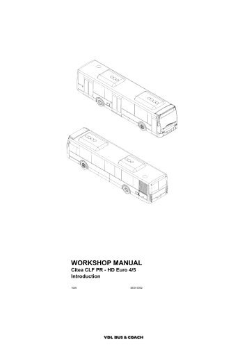 workshop manual - Training Registration System - VDL Bus & Coach