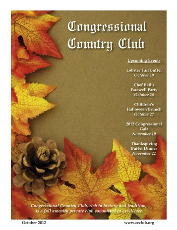 WGA News - Congressional Country Club