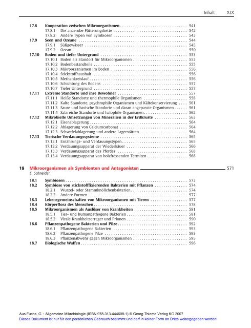 Allgemeine Mikrobiologie