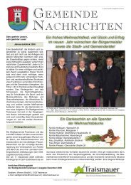 Gemeindezeitung Dezember 2009 (1.019 KB) - Traismauer