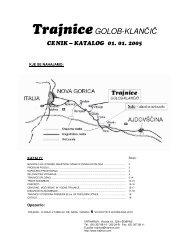 TrajniceGOLOB-KLANÄIÄ