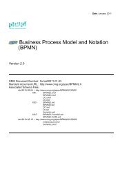 Business Process Model and Notation (BPMN), Version 2.0