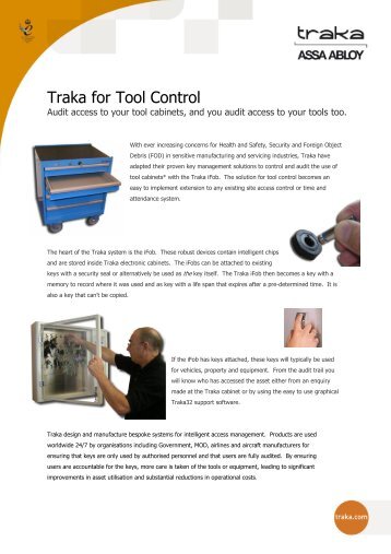 Traka for Tool Control