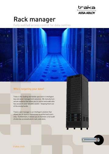 Data Centre Rack Manager - Traka