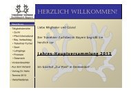 HERZLICH WILLKOMMEN! - Trakehner in Bayern