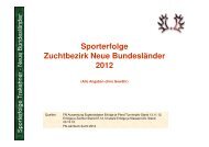 Sporterfolge Zuchtbezirk Neue BundeslÃ¤nder 2012 - Trakehner ...