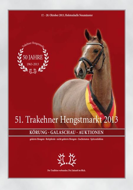 Hengstmarktkatalog (pdf) - Trakehner Verband