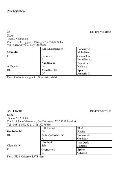 Katalog (pdf) - Trakehner Verband