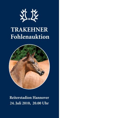 Fohlenkatalog (pdf) - Trakehner Verband
