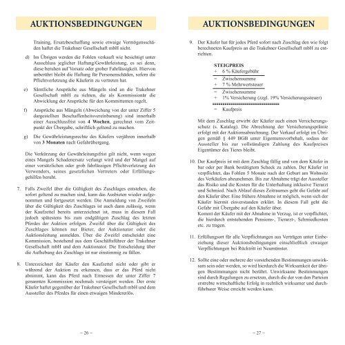 Fohlenkatalog (pdf) - Trakehner Verband