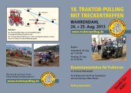 Programm 2013 (PDF) - Traktor-Pulling-Club Wahrendahl eV