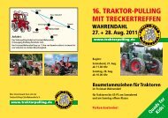 Programm vom Vorjahr (PDF) - Traktor-Pulling-Club Wahrendahl eV