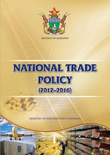 National Trade Policy Document 2012 - tralac â trade law centre