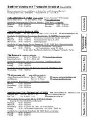 Berliner Vereine mit Trampolin-Abteilung (PDF) - TuSLi-Trampolin