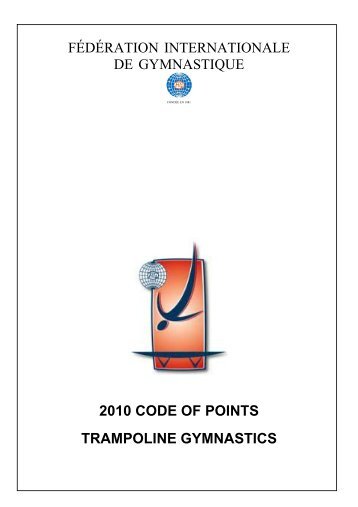 2010 code of points trampoline gymnastics