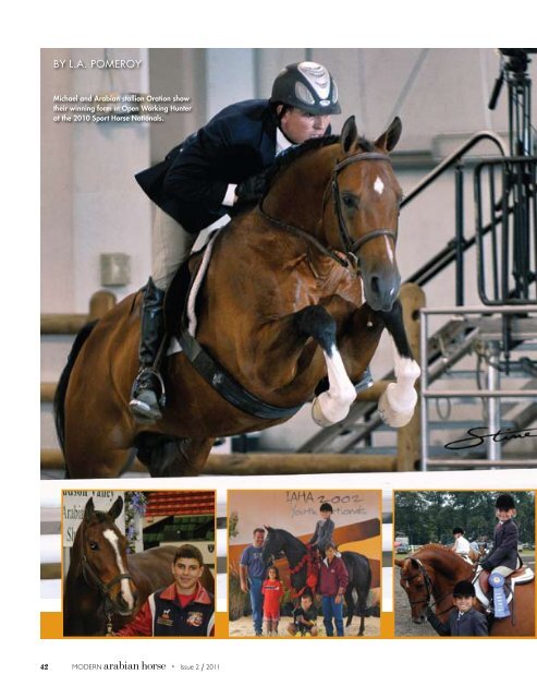 Michael Featured in Modern Arabian Horse ... - Tranquillity Farm