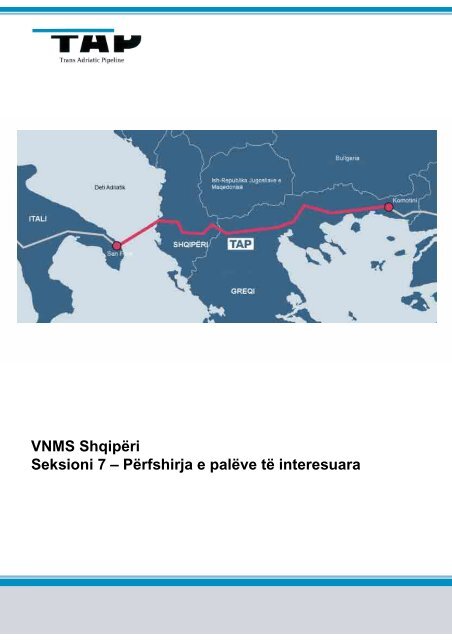 PÃ«rfshirja e palÃ«ve tÃ« interesuara - Trans Adriatic Pipeline