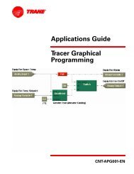 Applications Guide Tracer Graphical Programming - Trane