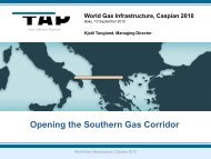 TAP Presentation - Trans Adriatic Pipeline