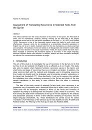 Assessment of Translating Recurrence in Selected Texts ... - trans-kom