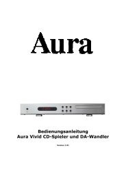 Deutsche Bedienungsanleitung Aura Vivid (PDF) - Aura Note