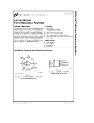 LM759/LM77000 Power Operational Amplifiers - UNH IT