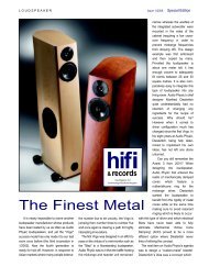 english review «The Finest Metal - Audio Physic