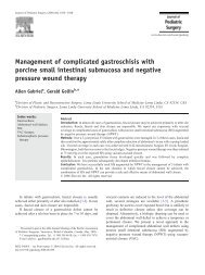 Management of complicated gastroschisis with porcine small ...