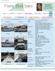 Riviera 30 Flybridge Cruiser - Farine Boat Sales