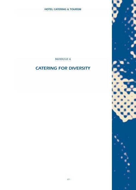 Hotel Catering & Tourism Module Descriptor - PDST